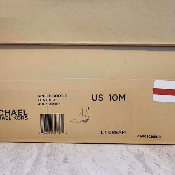 Michael Kors Kinlee Pointed-Toe Pull-On Boo Light Cream 10M - B006 - Picture 10 of 11